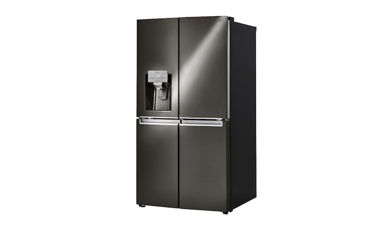 LG Réfrigérateur de 36 pouces en acier inoxydable noir avec porte à deux battants et porte dans la porte®, 30 pi³, LNXS30866D