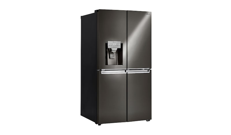 LG Réfrigérateur de 36 pouces en acier inoxydable noir avec porte à deux battants et porte dans la porte®, 30 pi³, LNXS30866D