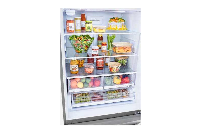 LG Réfrigérateur de 33 po d’une capacité de 26 pi³, avec congélateur inférieur et machine à glaçons, LRDCS2603S