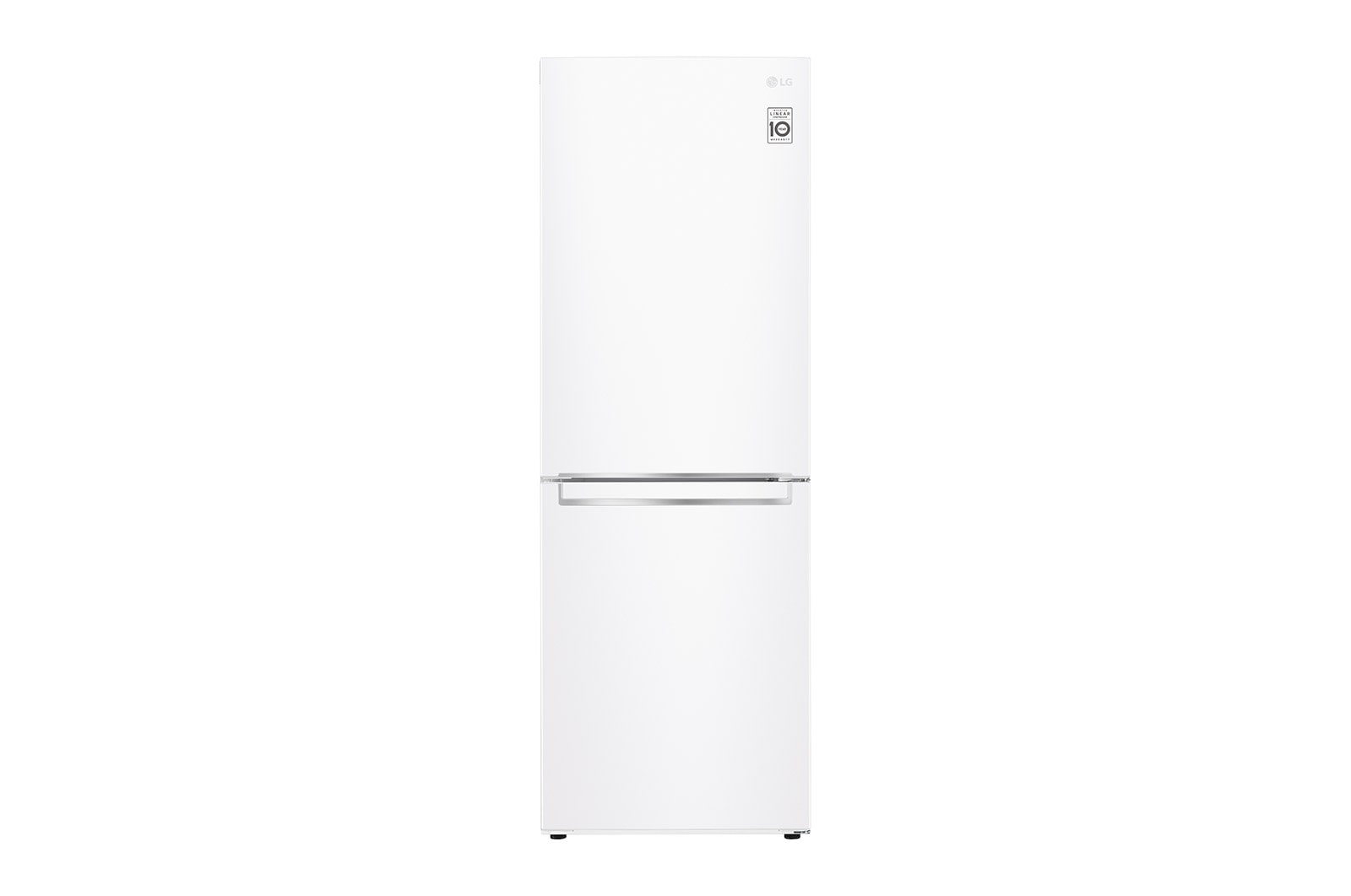 Vue avant de Réfrigérateur avec congélateur en bas de 24 po de large de 10,8 pi³ LRDNC1004W