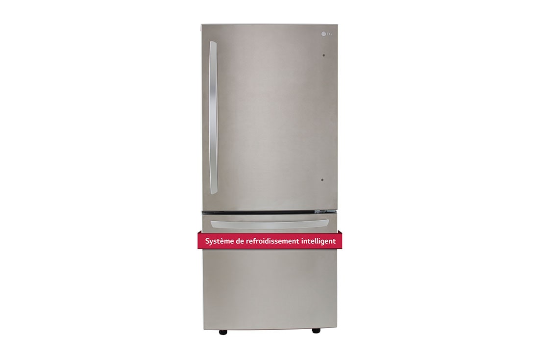 LG Réfrigérateur avec congélateur en bas doté d’un tiroir coulissant de 30 po, 22 pi<sup>3</sup>, LRDNS2200S