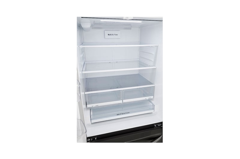 LG Réfrigérateur de 33 po avec porte à deux battants et revêtement résistant aux taches et Smart Cooling<sup>MC</sup> Plus, LRFCS2503D
