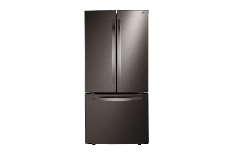 LG Réfrigérateur de 33 po avec porte à deux battants et revêtement résistant aux taches et Smart Cooling<sup>MC</sup> Plus, LRFCS2503D