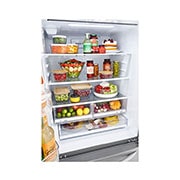 LG Réfrigérateur de 33 po avec porte à deux battants et revêtement résistant aux taches et Smart Cooling<sup>MC</sup> Plus, LRFCS2523S