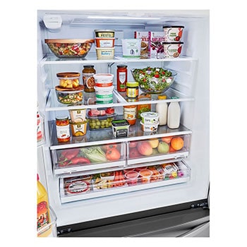 LG Réfrigérateur intelligent d’une capacité de 29 pi³ avec porte à deux battants, LRFCS29D6S