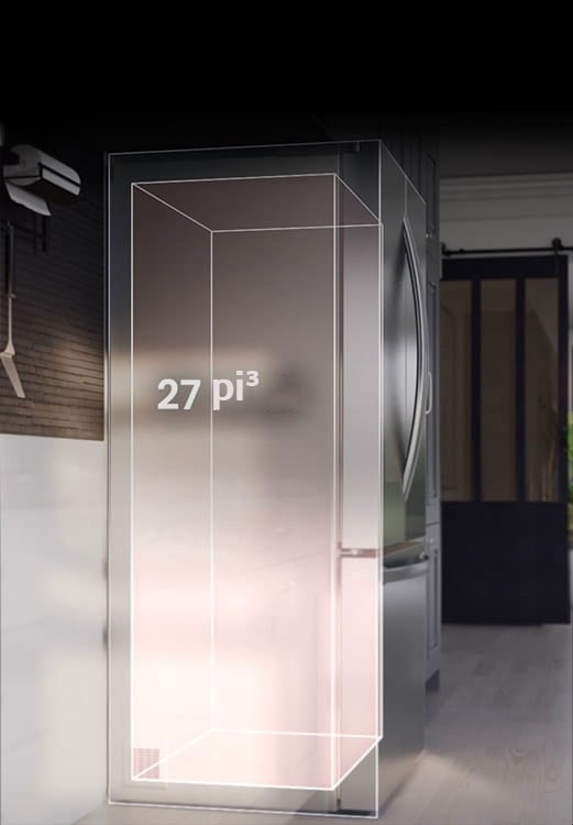 Réfrigérateur intelligent à Counter Depth MAXMC de 27 pi³ avec