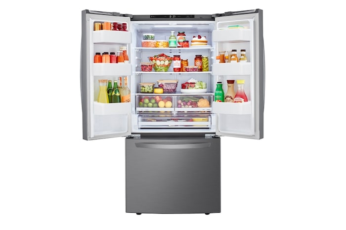 LG Réfrigérateur de 33 po avec porte à deux battants et Multi-Air-Flow<sup>MC</sup>, LRFNS2503V