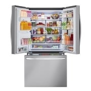 LG Réfrigérateur intelligent InstaView<sup>MC</sup> Counter-Depth MAX<sup>MC</sup> d'une capacité de 27 pi³ doté d'une porte à deux battants, LRFOC2606S