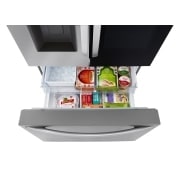 LG Réfrigérateur intelligent InstaView<sup>MC</sup> Counter-Depth MAX<sup>MC</sup> d'une capacité de 27 pi³ doté d'une porte à deux battants, LRFOC2606S