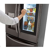 LG Réfrigérateur de 36 po avec Porte dans la porte<sup>MD</sup>, technologie InstaView<sup>MD</sup> et machine à glaçons Craft Ice, LRFVC2406D