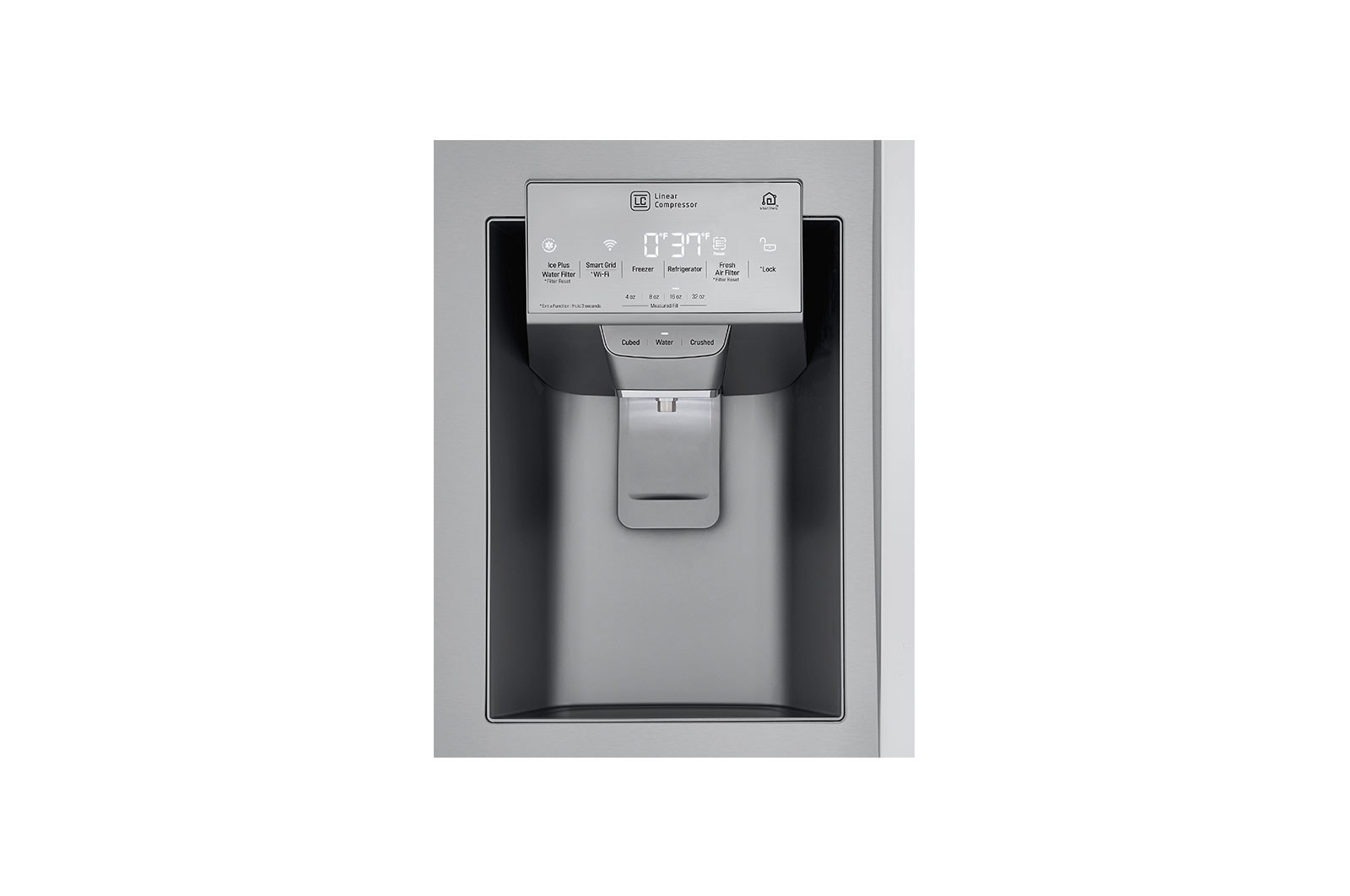 LG Réfrigérateur de 36 po avec Porte dans la porte<sup>MD</sup>, technologie InstaView<sup>MD</sup> et machine à glaçons Craft Ice, LRFVC2406S