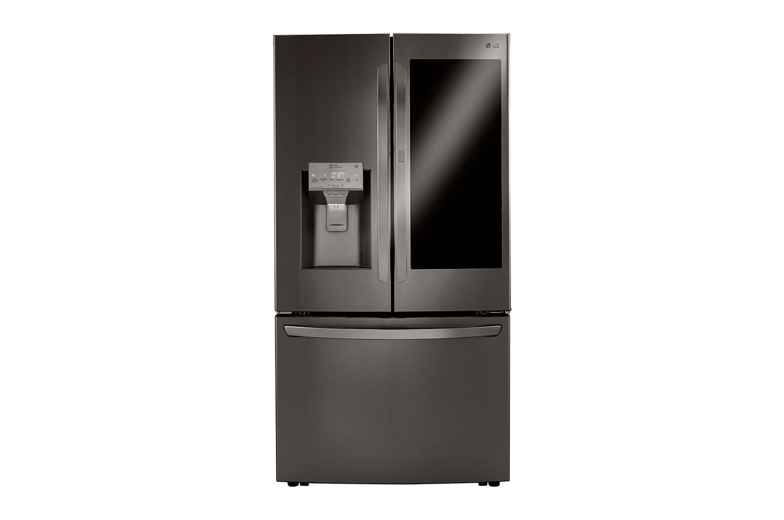 LG Réfrigérateur de 36 po avec Porte dans la porte<sup>MD</sup>, technologie InstaView<sup>MD</sup> et machine à glaçons Craft Ice, LRFVS3006D