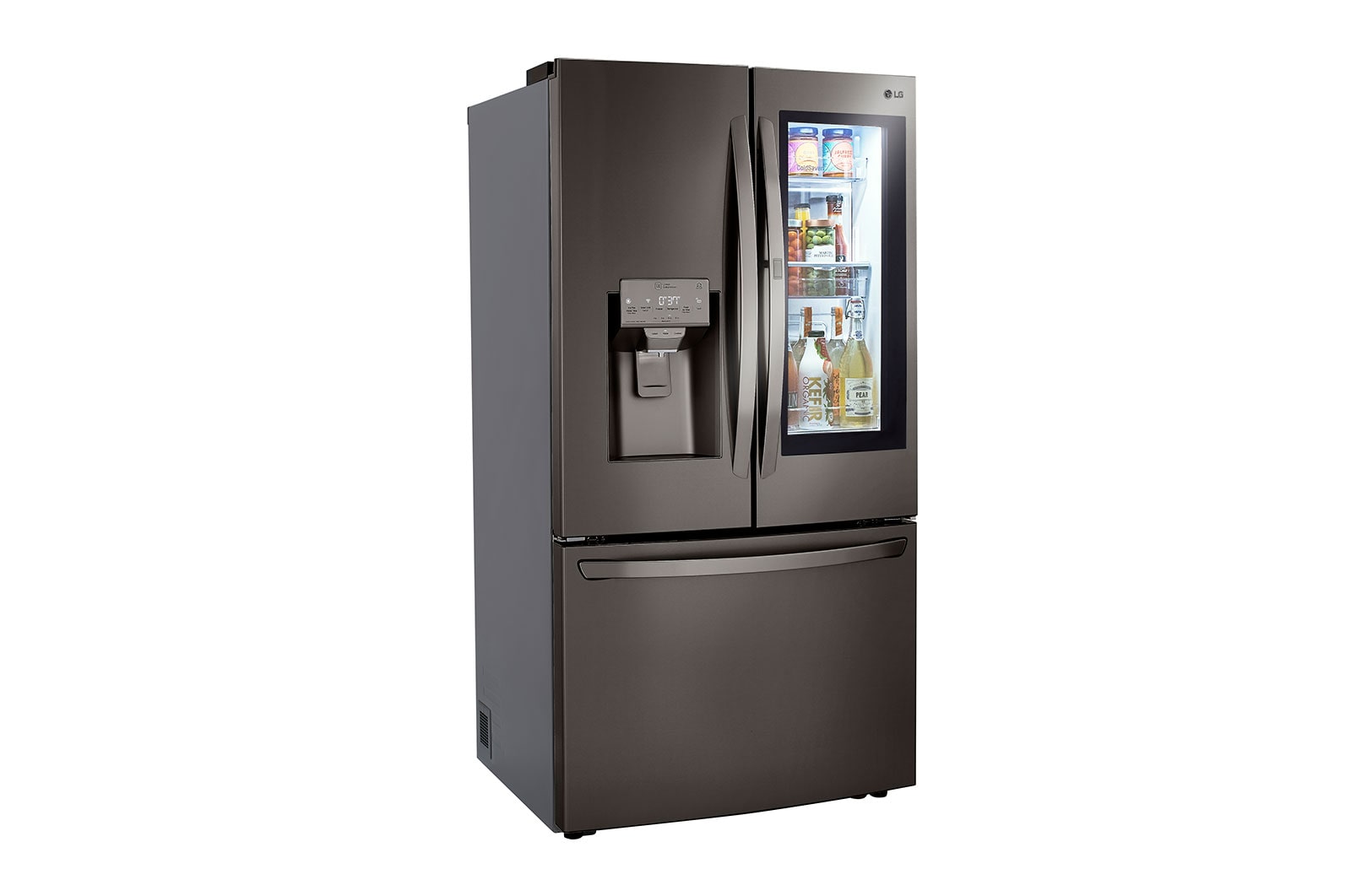LG Réfrigérateur de 36 po avec Porte dans la porte<sup>MD</sup>, technologie InstaView<sup>MD</sup> et machine à glaçons Craft Ice, LRFVS3006D