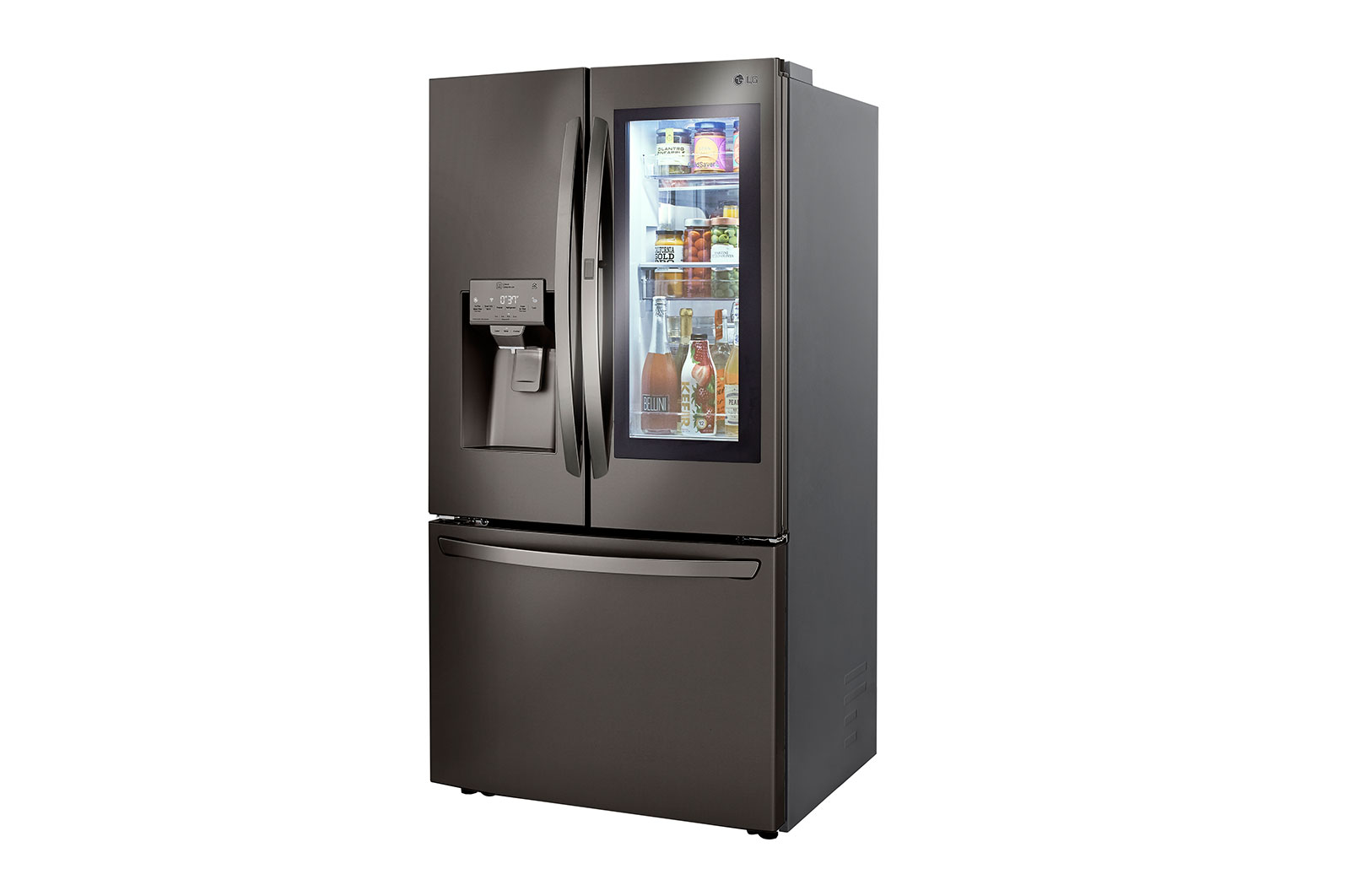 LG Réfrigérateur de 36 po avec Porte dans la porte<sup>MD</sup>, technologie InstaView<sup>MD</sup> et machine à glaçons Craft Ice, LRFVS3006D