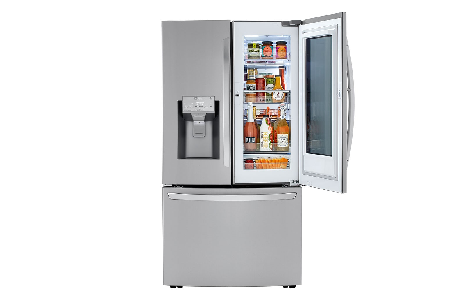 LG Réfrigérateur de 36 po avec Porte dans la porte<sup>MD</sup>, technologie InstaView<sup>MD</sup> et machine à glaçons Craft Ice, LRFVS3006S