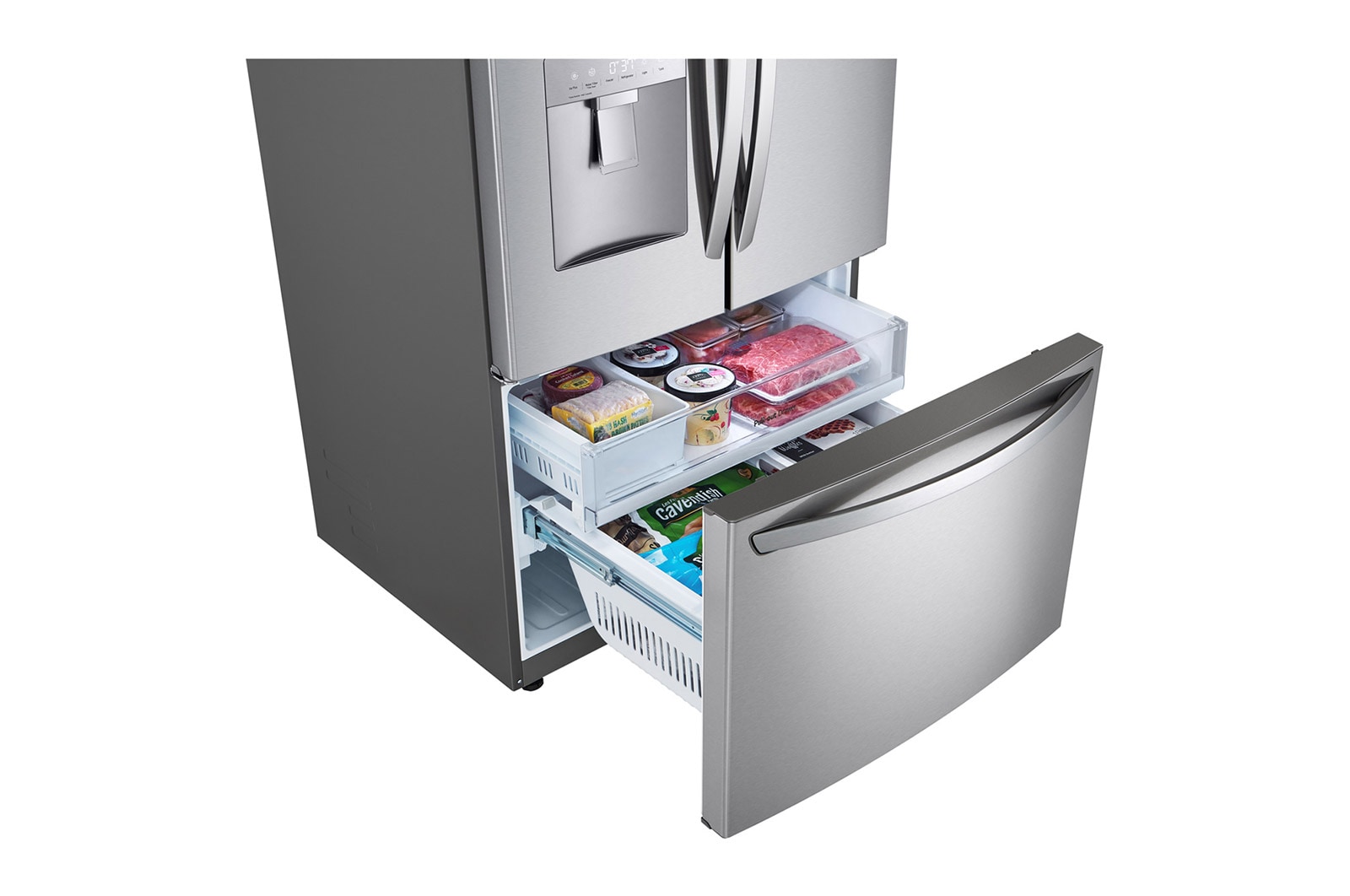 Left Angled Drawer Open Infill View