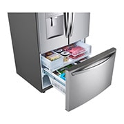 Left Angled Drawer Open Infill View