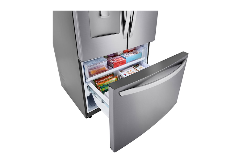 LG Réfrigérateur de 36 po avec porte à deux battants avec distributeur d’eau, 29 pi³, LRFWS2906V