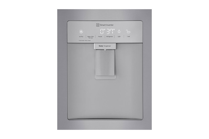 LG Réfrigérateur de 36 po avec porte à deux battants avec distributeur d’eau, 29 pi³, LRFWS2906V