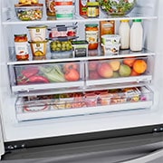 LG Réfrigérateur de 36 po avec porte à deux battants avec distributeur d’eau, 29 pi³, LRFWS2906V