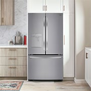 LG Réfrigérateur de 36 po avec porte à deux battants avec distributeur d’eau, 29 pi³, LRFWS2906V