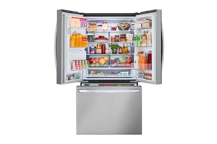 LG Réfrigérateur intelligent de 26 pi³ à profondeur de comptoir MAX avec machine à glaçons double, LRFXC2606S