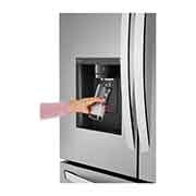 LG Réfrigérateur intelligent de 26 pi³ à profondeur de comptoir MAX avec machine à glaçons double, LRFXC2606S