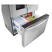 LG Réfrigérateur intelligent de 26 pi³ à profondeur de comptoir MAX avec machine à glaçons double, LRFXC2606S