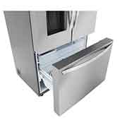 LG Réfrigérateur intelligent de 26 pi³ à profondeur de comptoir MAX avec machine à glaçons double, LRFXC2606S