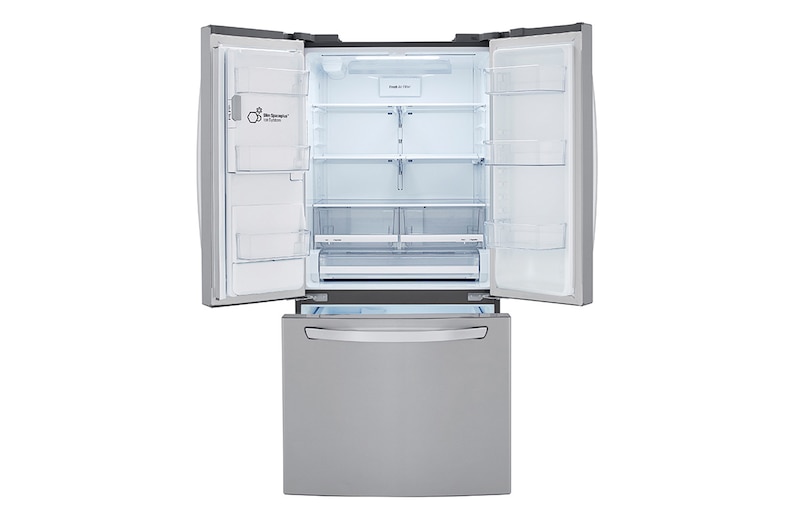 LG Réfrigérateur de 33 po avec porte à deux battants, avec Smart Cooling<sup>MC</sup> Plus et ThinQ<sup>MD</sup>, LRFXS2503S