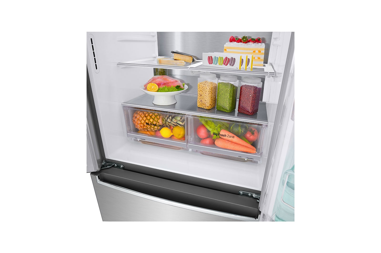 LG Réfrigérateur 4 portes à profondeur de comptoir de 33 po et de 18,3 pi³, LRMVC1803S
