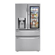 Vue avant de Réfrigérateur intelligent avec Wi-Fi InstaView<sup>MD</sup> de profondeur de comptoir et d’une capacité de 23 pi3 doté de la Porte dans la porte<sup>MD</sup>et d’une machine à glaçons Craft Ice<sup>MC</sup> LRMVC2306S