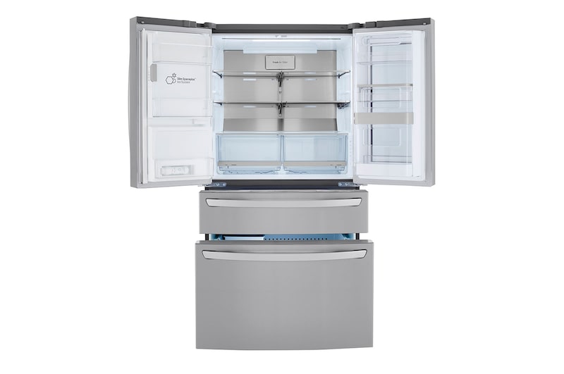 LG Réfrigérateur intelligent avec Wi-Fi InstaView<sup>MD</sup> de profondeur de comptoir et d’une capacité de 23 pi3 doté de la Porte dans la porte<sup>MD</sup>et d’une machine à glaçons Craft Ice<sup>MC</sup>, LRMVC2306S