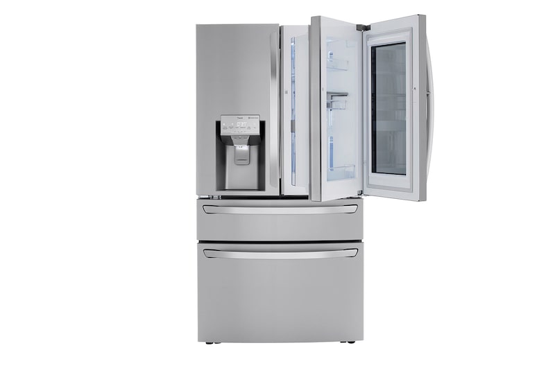 LG Réfrigérateur intelligent avec Wi-Fi InstaView<sup>MD</sup> de profondeur de comptoir et d’une capacité de 23 pi3 doté de la Porte dans la porte<sup>MD</sup>et d’une machine à glaçons Craft Ice<sup>MC</sup>, LRMVC2306S