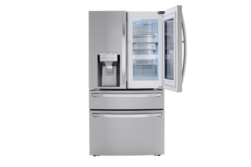 LG Réfrigérateur intelligent avec Wi-Fi InstaView<sup>MD</sup> de profondeur de comptoir et d’une capacité de 23 pi3 doté de la Porte dans la porte<sup>MD</sup>et d’une machine à glaçons Craft Ice<sup>MC</sup>, LRMVC2306S