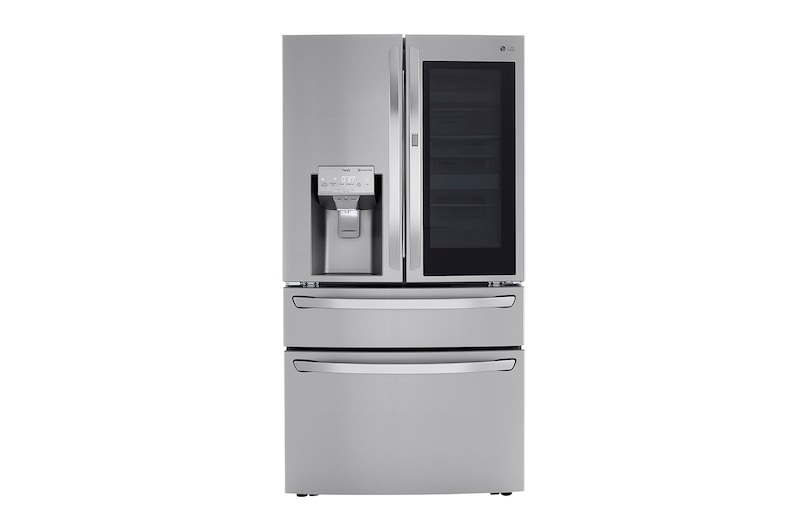 LG Réfrigérateur intelligent avec Wi-Fi InstaView<sup>MD</sup> de profondeur de comptoir et d’une capacité de 23 pi3 doté de la Porte dans la porte<sup>MD</sup>et d’une machine à glaçons Craft Ice<sup>MC</sup>, LRMVC2306S