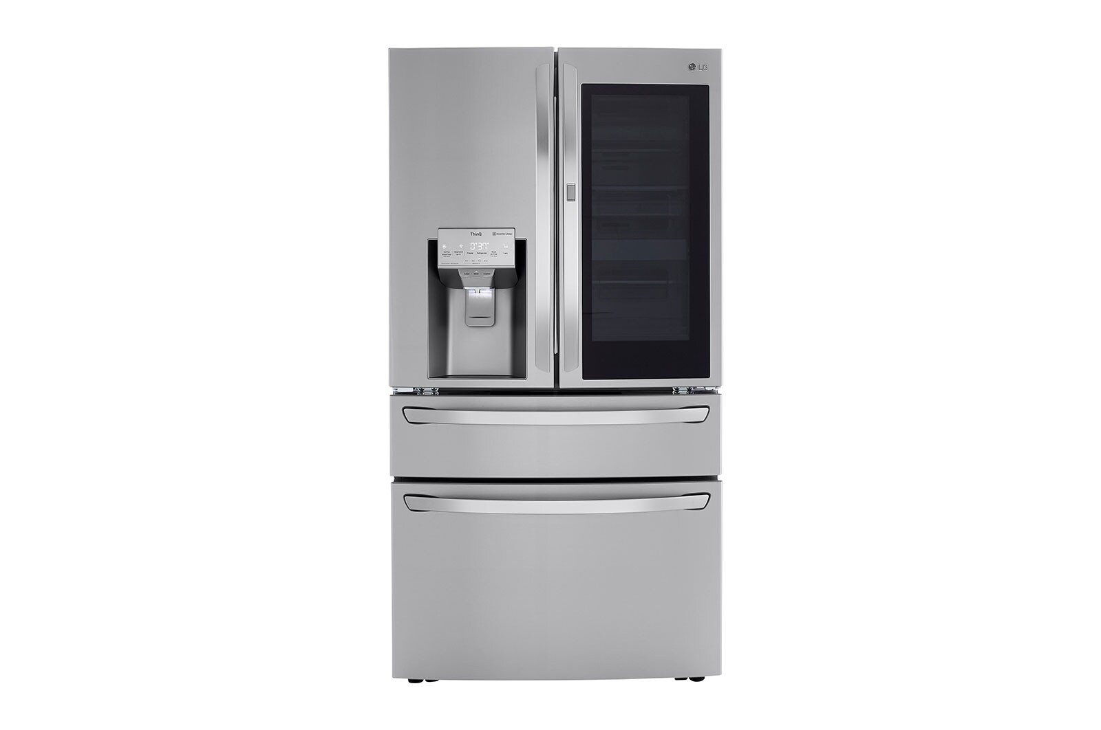 LG Réfrigérateur InstaView ThinQ<sup>MD</sup> de 30 pi³ avec porte dans la porte et machine à glaçons Craft Ice<sup>MC</sup>, LRMVS3006S
