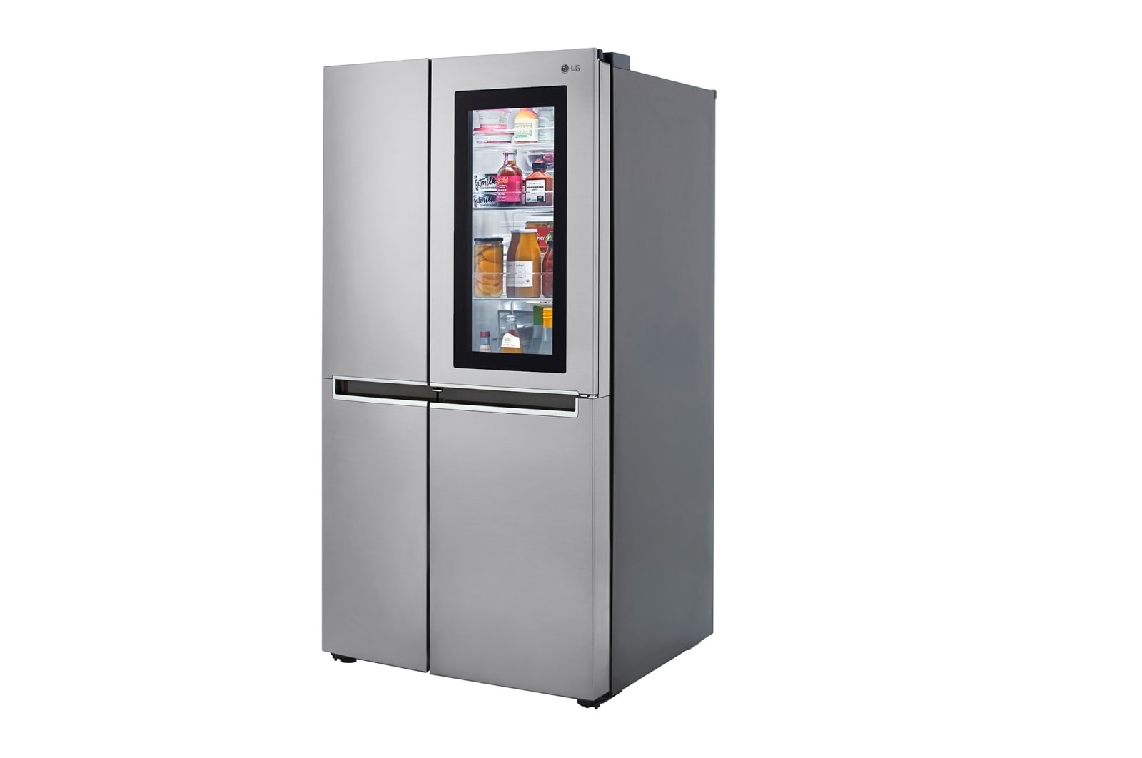 LG Réfrigérateur de 27 pi³ côte à côte avec porte dans la porte<sup>MD</sup> et technologie InstaView<sup>MC</sup>, LRSES2706V