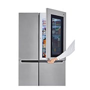 LG Réfrigérateur de 27 pi³ côte à côte avec porte dans la porte<sup>MD</sup> et technologie InstaView<sup>MC</sup>, LRSES2706V