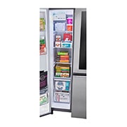LG Réfrigérateur de 27 pi³ côte à côte avec porte dans la porte<sup>MD</sup> et technologie InstaView<sup>MC</sup>, LRSES2706V
