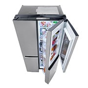 LG Réfrigérateur de 27 pi³ côte à côte avec porte dans la porte<sup>MD</sup> et technologie InstaView<sup>MC</sup>, LRSES2706V