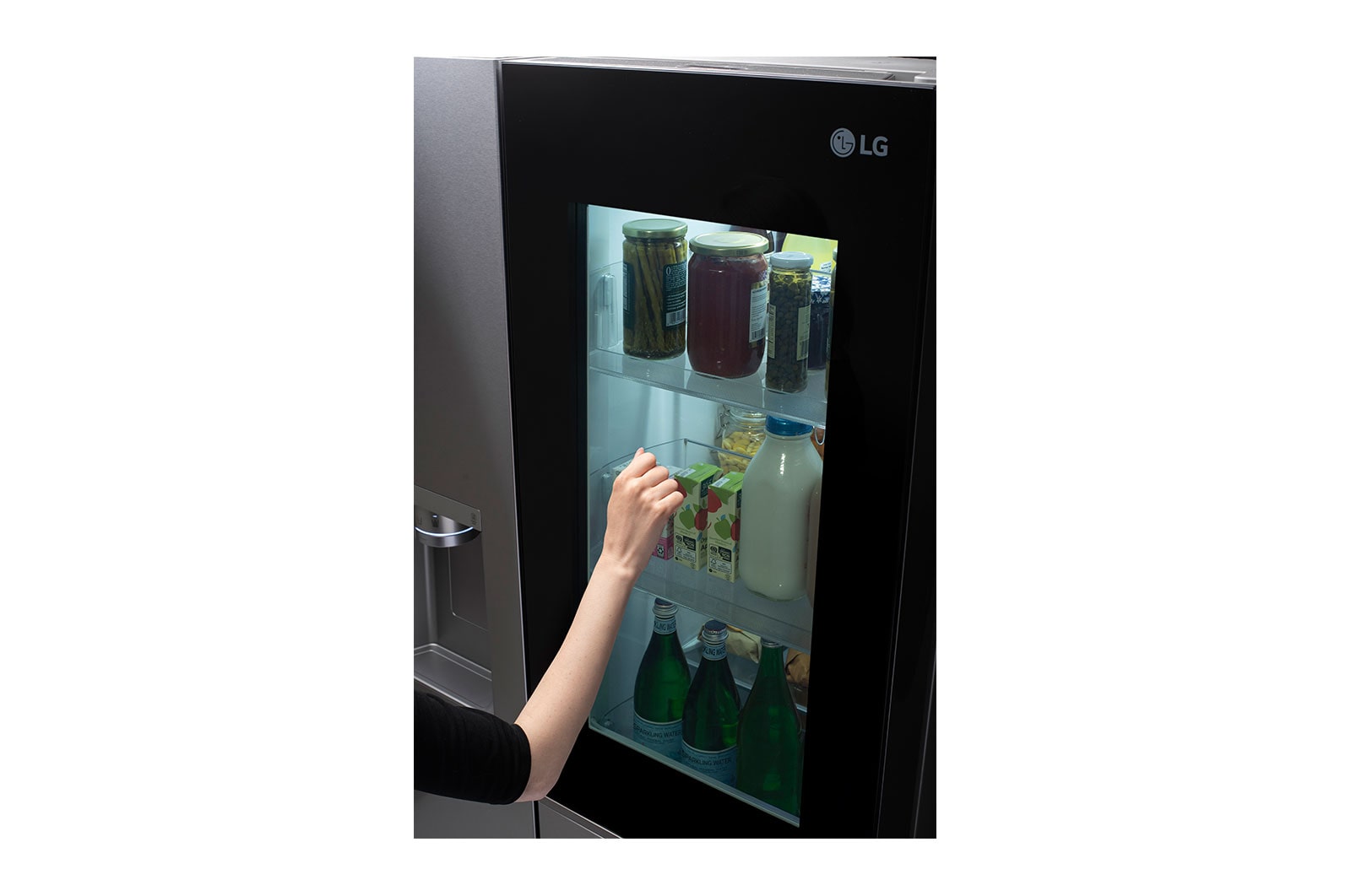 LG Réfrigérateur de 27 pi³ côte-à-côte avec technologie InstaView<sup>MC</sup>, LRSOS2706S