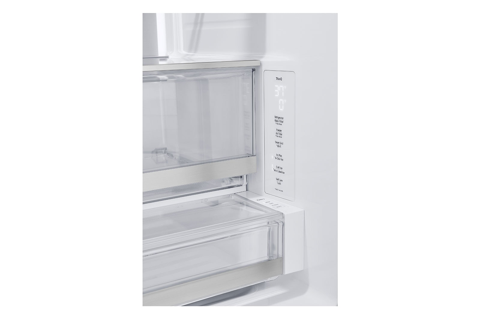LG Réfrigérateur avec porte à deux battants Counter-Depth MAX<sup>MC</sup> de 26 pi³ avec quatre types de glace, LRYXC2606D