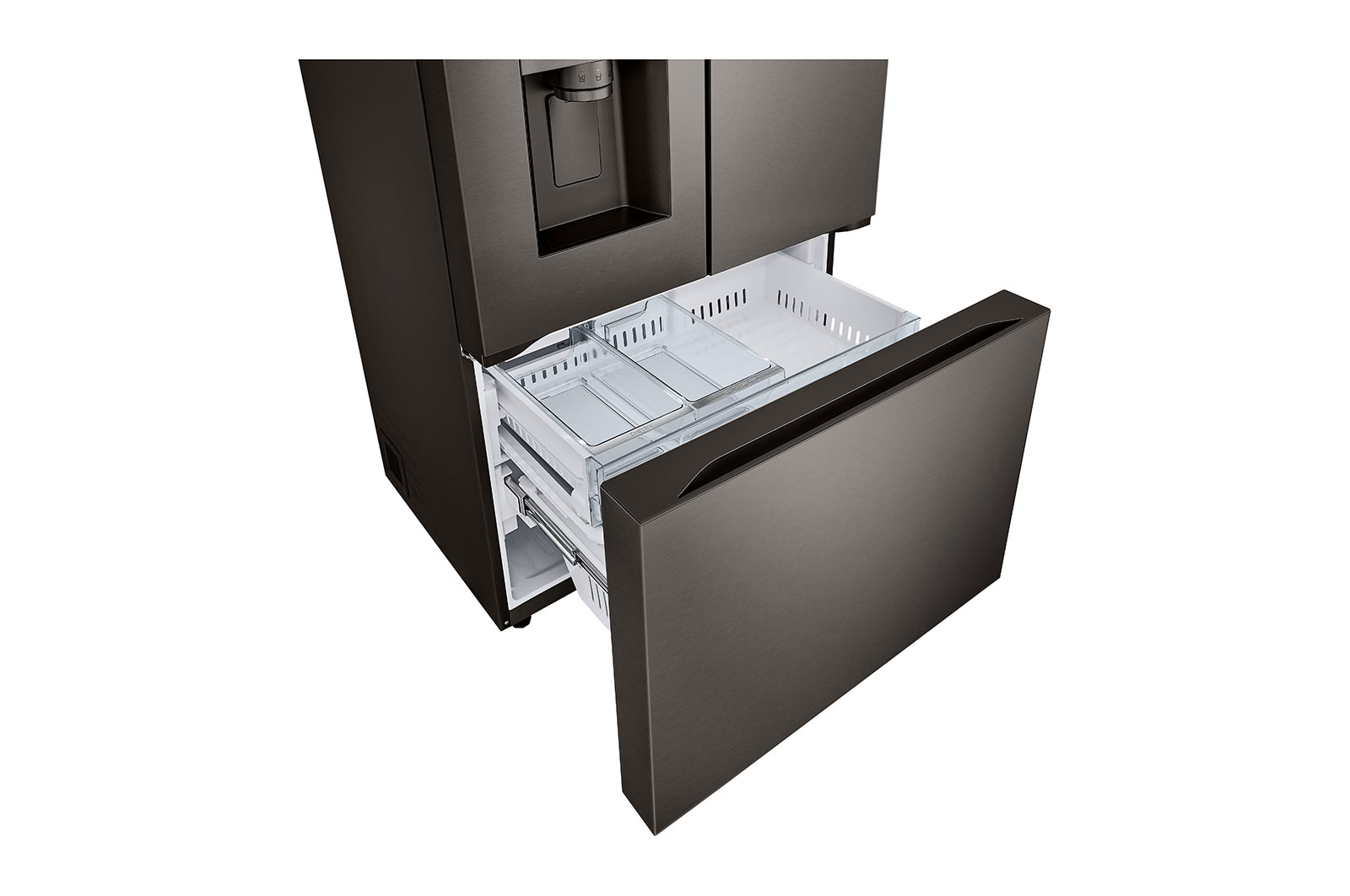 LG Réfrigérateur avec porte à deux battants Counter-Depth MAX<sup>MC</sup> de 26 pi³ avec quatre types de glace, LRYXC2606D