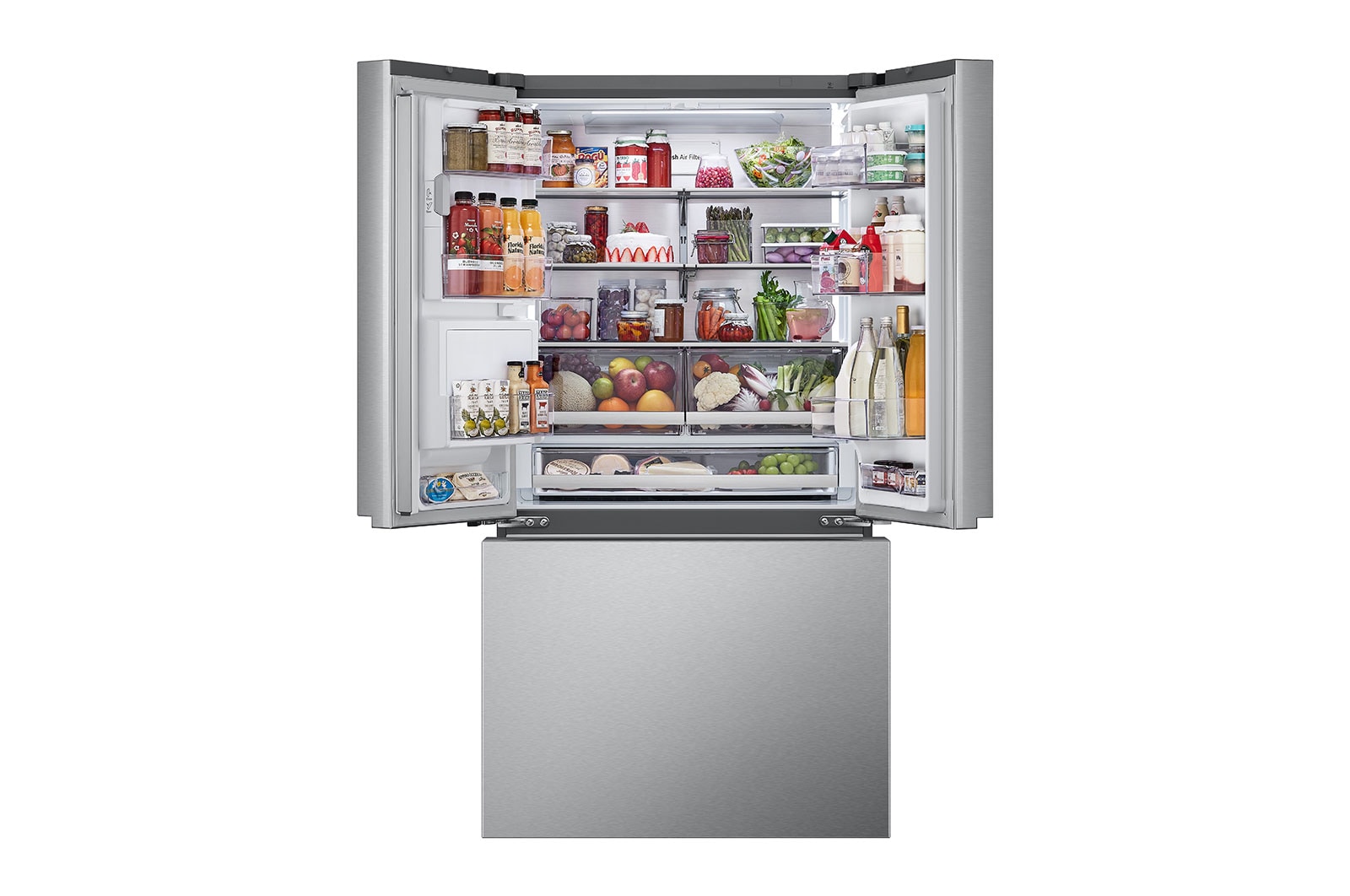 LG Réfrigérateur avec porte à deux battants Counter-Depth MAX<sup>MC</sup> de 26 pi³ avec quatre types de glace, LRYXC2606S