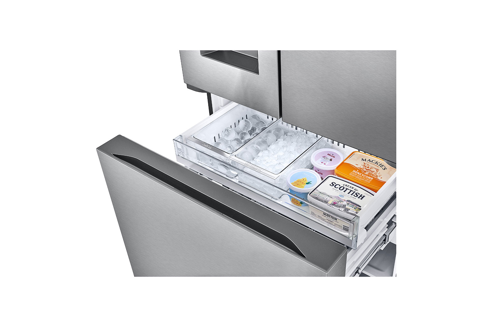 LG Réfrigérateur avec porte à deux battants Counter-Depth MAX<sup>MC</sup> de 26 pi³ avec quatre types de glace, LRYXC2606S