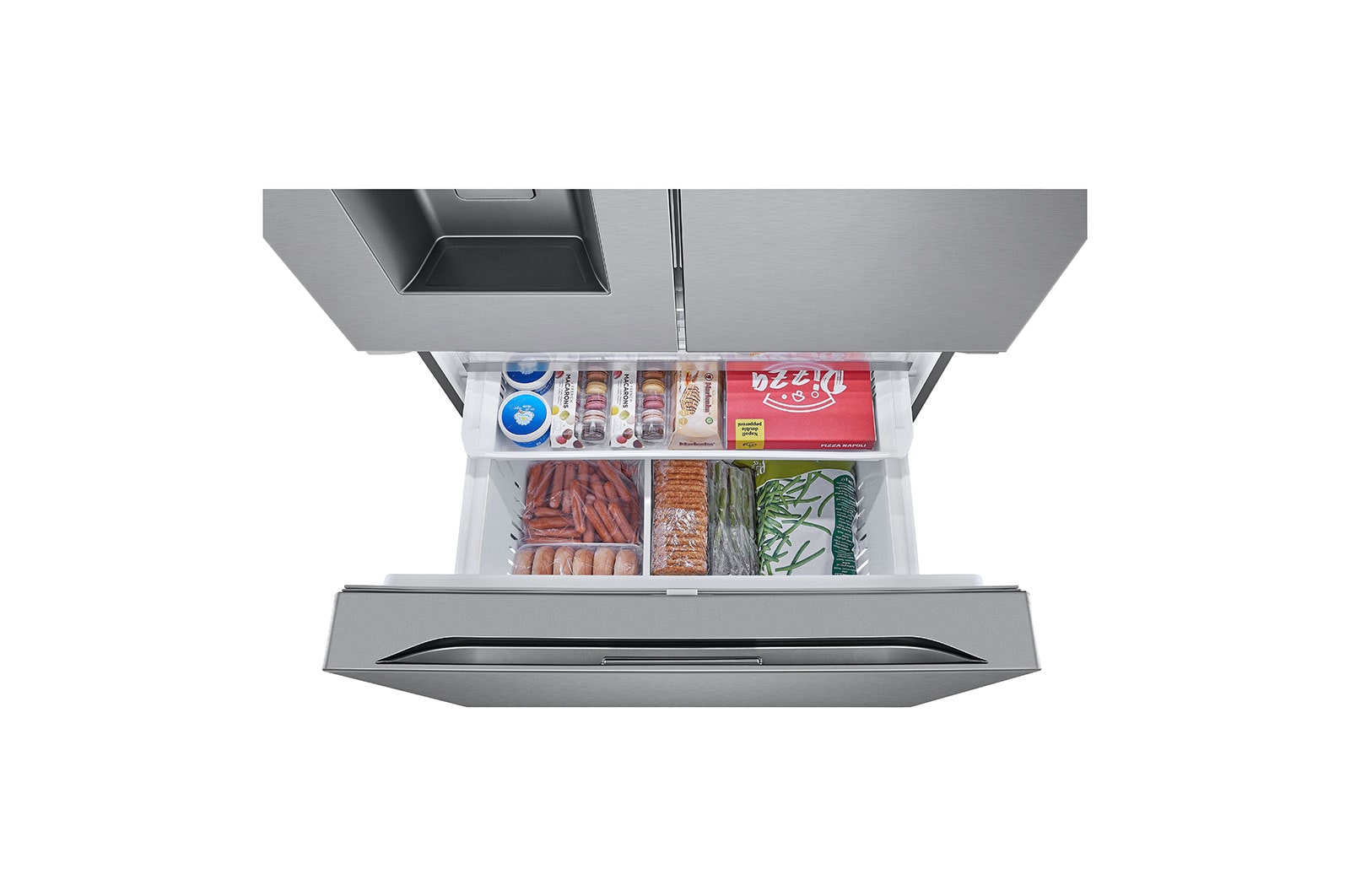 LG Réfrigérateur avec porte à deux battants Counter-Depth MAX<sup>MC</sup> de 26 pi³ avec quatre types de glace, LRYXC2606S
