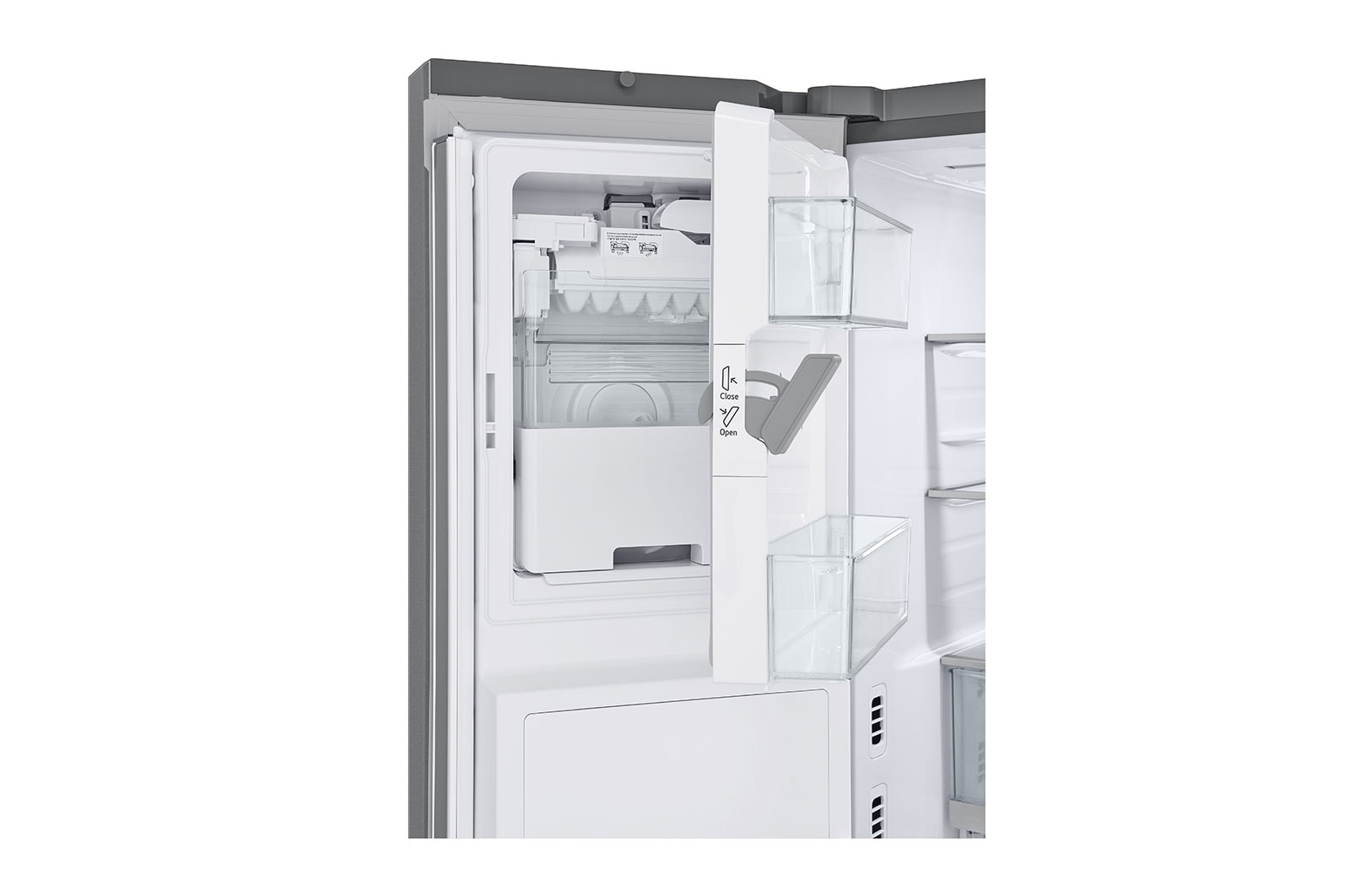 LG Réfrigérateur avec porte à deux battants Counter-Depth MAX<sup>MC</sup> de 26 pi³ avec quatre types de glace, LRYXC2606S