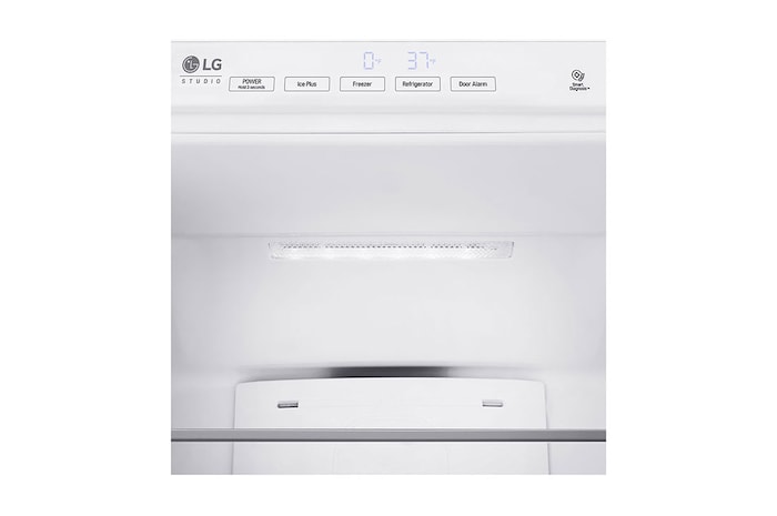 LG Congélateur en bas prêt pour panneaux de 22 po, 2 portes combi avec profondeur de comptoir de 9 pi³, LSBNC1021P