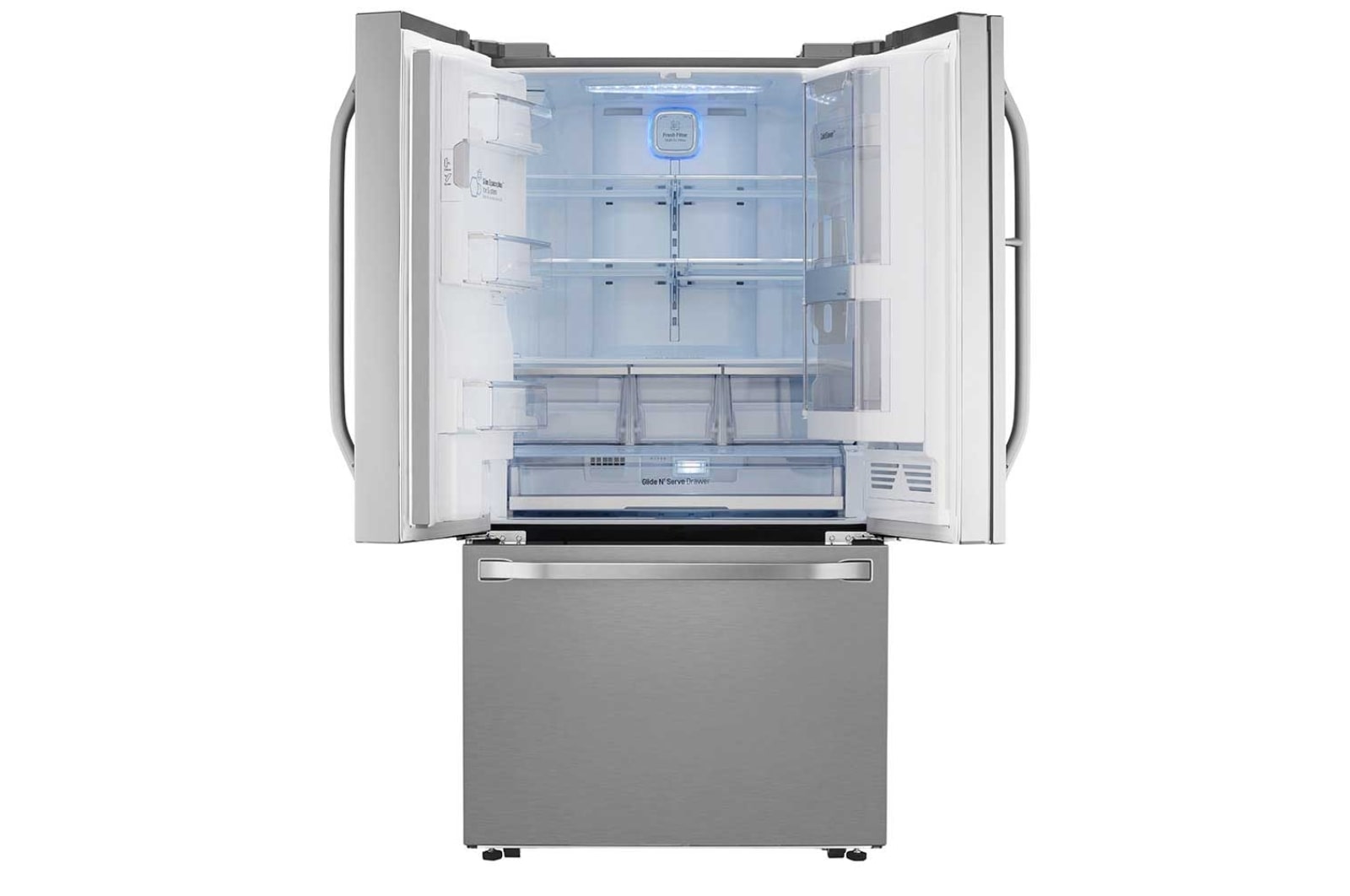 LG STUDIO – Réfrigérateur InstaView<sup>MC</sup> de 36 po à profondeur de comptoir avec Porte dans la porte<sup>MD</sup>, d’une capacité de 24 pi³, LSFXC2496S